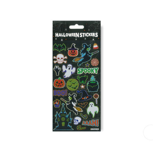 Picture of HALLOWEEN STICKERS SPOOKY BLACK
